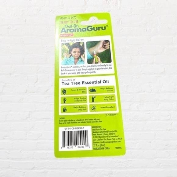 Aromatherapy Essential Oil Roll On Bottles Muscle Ease Peppermint Tea Tree - Picture 6 of 9